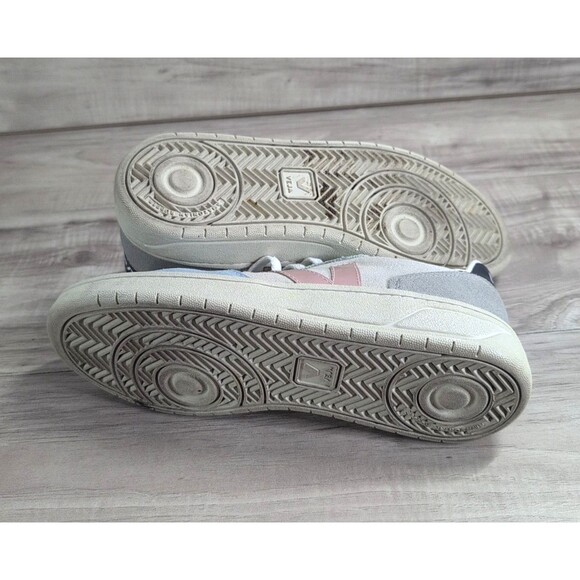 Veja V-10 Suede Trainers - Multico/Rose/Natural Women's Size 10 ( READ ) - Picture 8 of 15